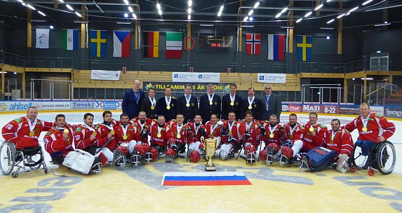 Сборная России по следж-хоккею стала чемпионом Европы
